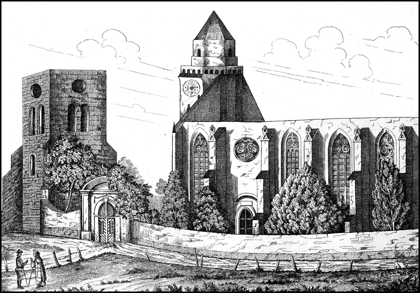 András-templom az 1802-es tűzvész után